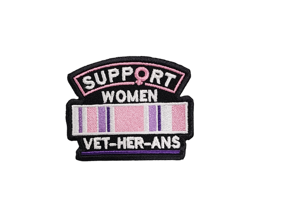 Support Women Vet-Her-Ans Patch