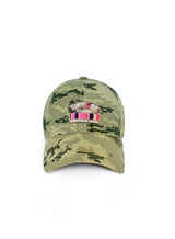 Distressed "Support Women Vet-Her-Ans" Ribbon Baseball Cap Style Hat